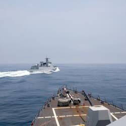 米ミサイル駆逐艦が台湾海峡通過、新総統就任まで2週