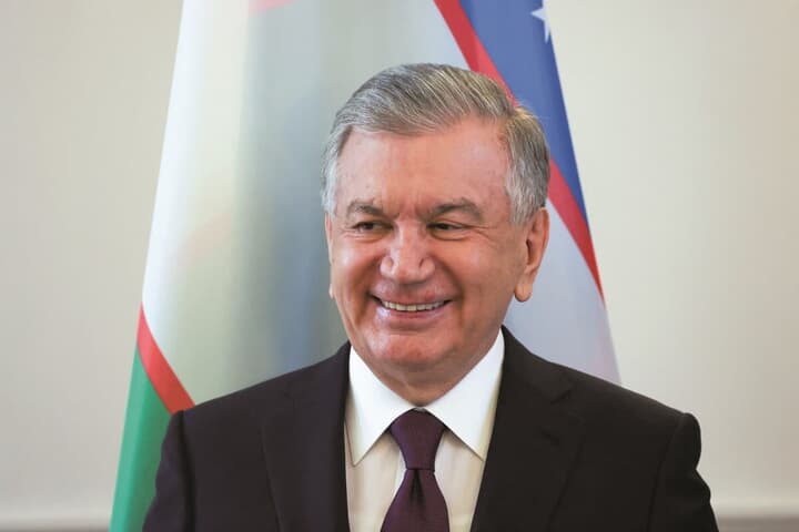 ウズベキスタンのシャフカト・ミルジヨエフ大統領