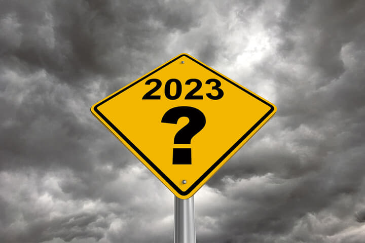 2023年の経済予測イメージ画像