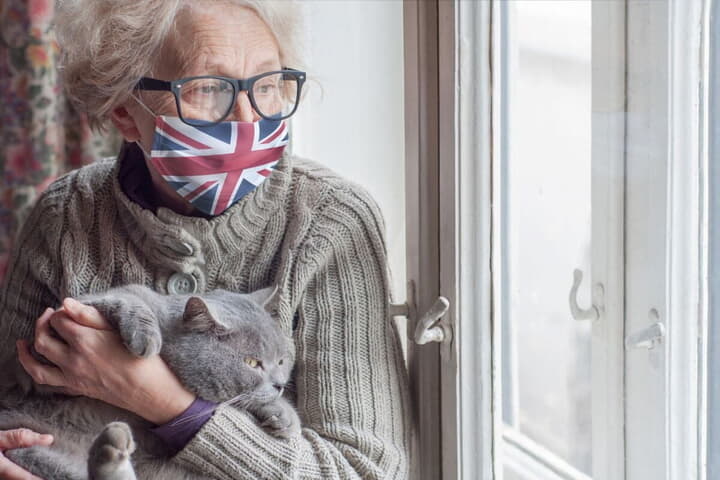 イギリスの高齢者イメージ
