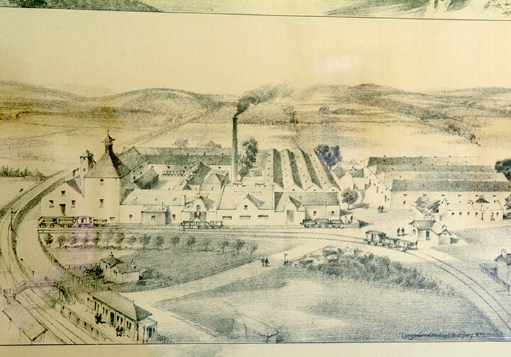 19世紀のロングモーン蒸留所