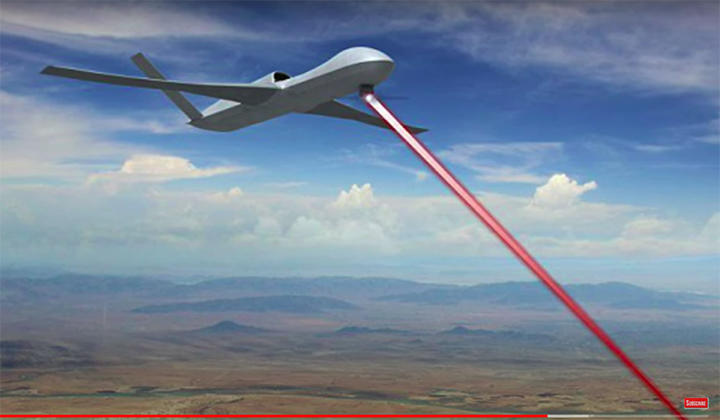 イスラエルが開発した航空機搭載のレーザー兵器システム