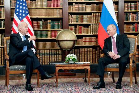 バイデン米大統領とロシアのプーチン大統領