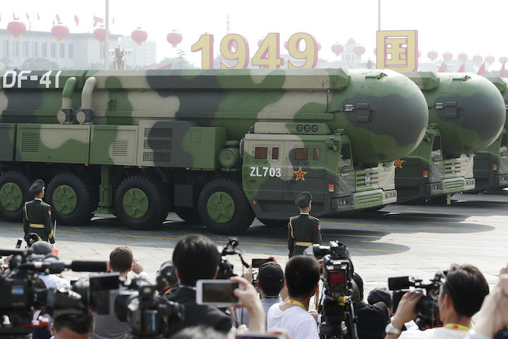 中国の新型ICBM「東風41」