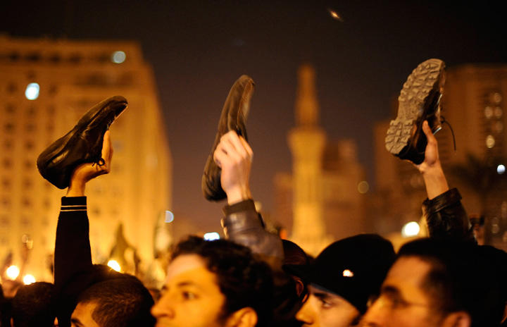 アラブの春、エジプト・カイロの反政府デモ