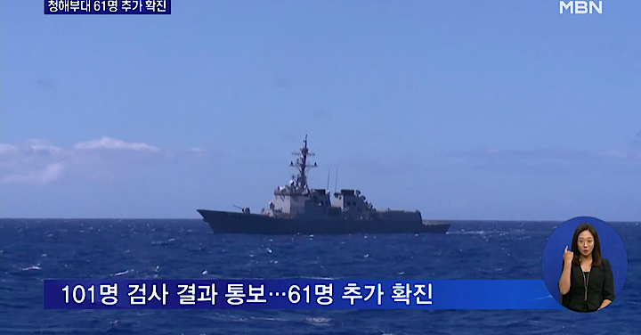 韓国海軍の駆逐艦「文武大王」