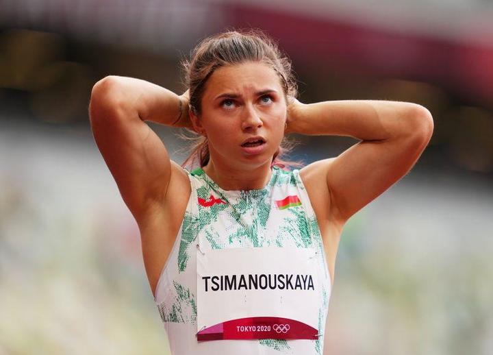 ポーランドへ亡命することになったベラルーシの五輪代表、クリスツィナ・ツィマノウスカヤ選手
