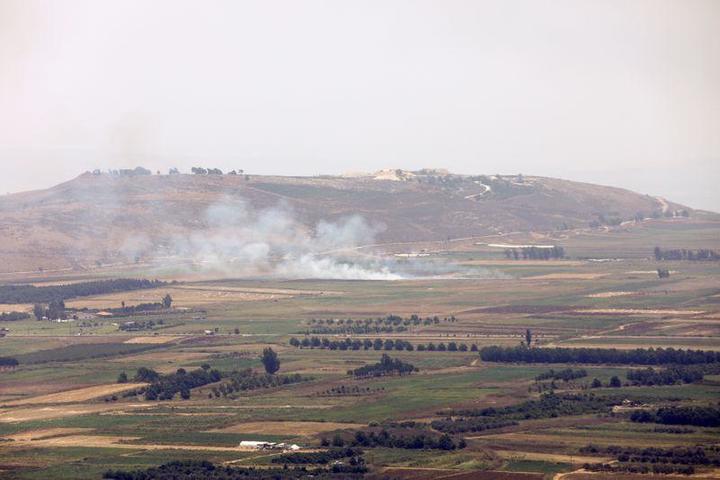 イスラエルとレバノンの国境付近