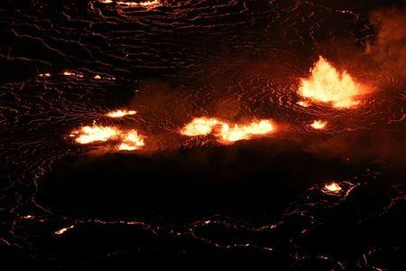 米ハワイ島のキラウエア火山