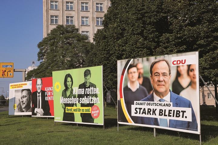 ドイツ連邦議会選挙の看板