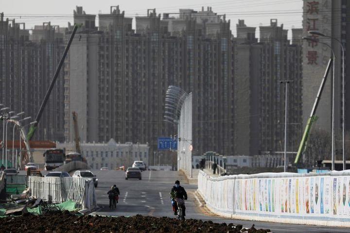 北京の住宅建設現場