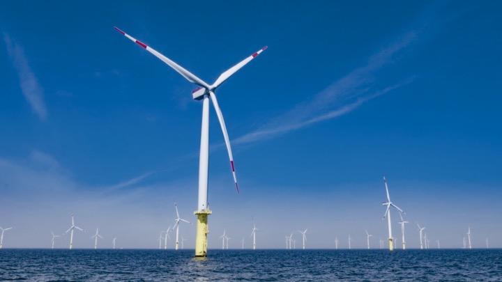 海洋風力発電のイメージ