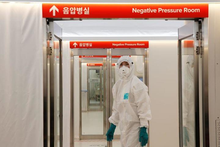 韓国ソウルの新型コロナウイルス対応の病院