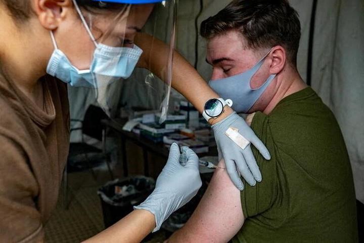 沖縄の米軍基地での新型コロナウイルス検査