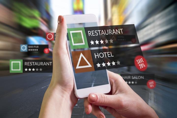 マップアプリでのレストランのリコメンドのイメージ