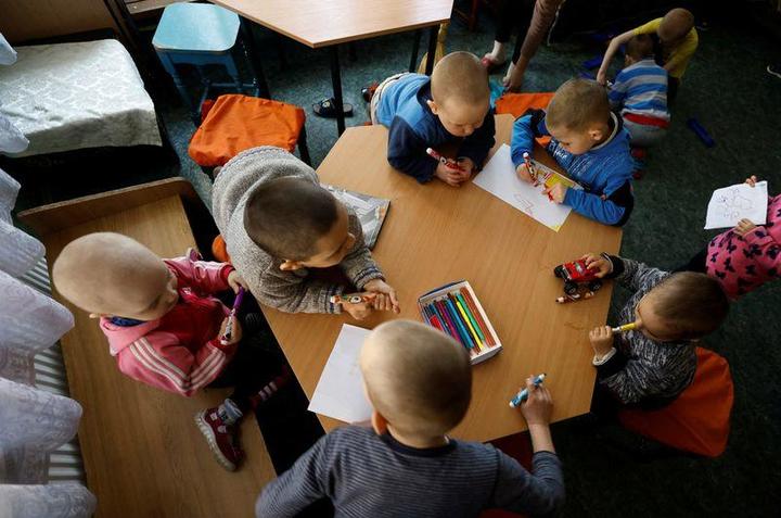 ウクライナ・リビウの児童養護施設にいる子どもたち