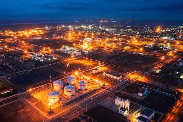 ロシア・ボルゴグラードの製油施設