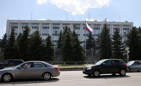 ブルガリア首都ソフィアにあるロシア大使館