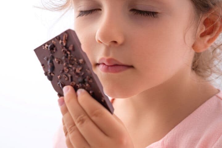 子供とチョコレート