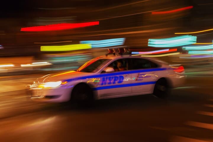 ニューヨーク市警のパトカー