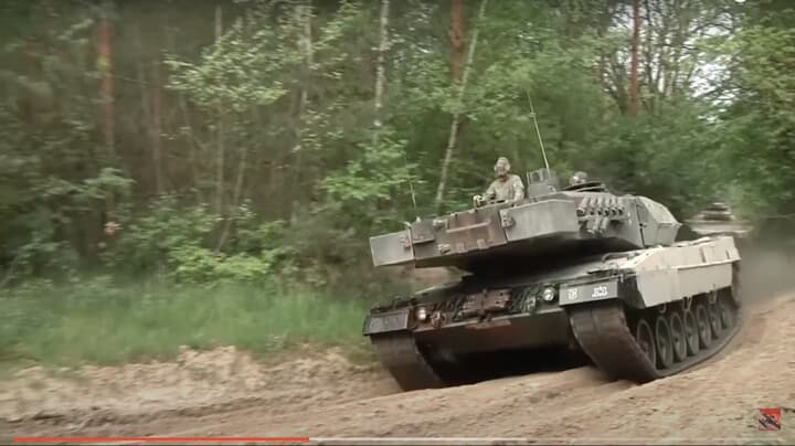 ポーランド軍の戦車「レオパルト」