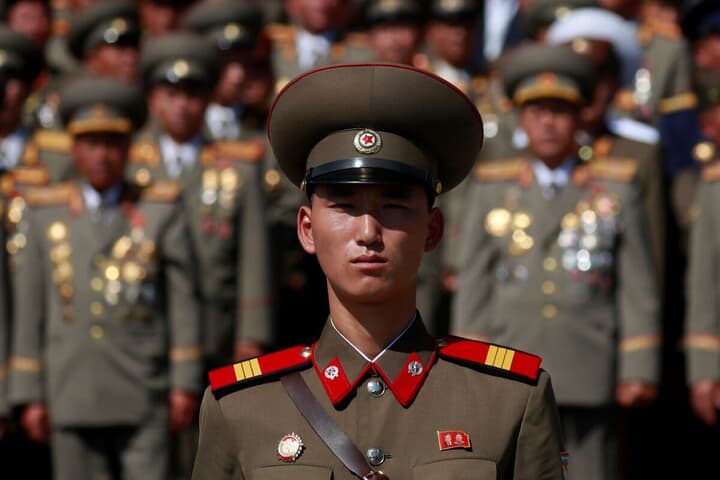 北朝鮮兵士