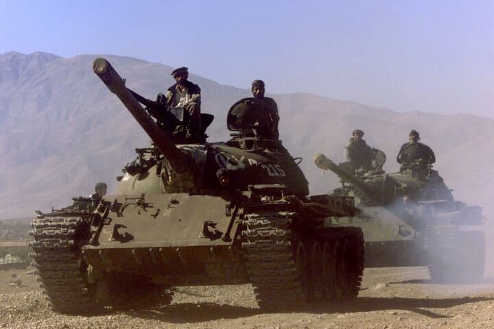 アフガニスタン紛争で使われたT-54戦車