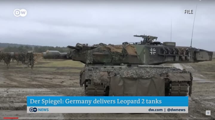 ドイツ製主力戦車「レオパルト2」