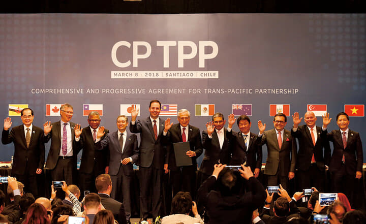 CPTPP11カ国の代表