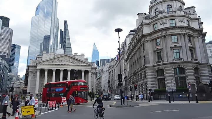 ロンドンの金融街・シティの建物
