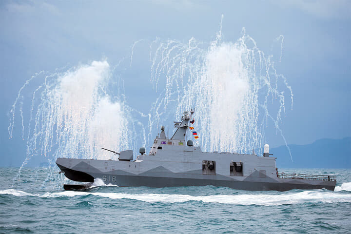 台湾海軍の演習