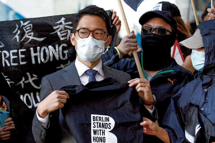 香港の民主活動家