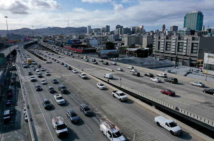 サンフランシスコの高速道路