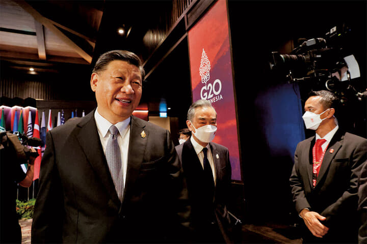2022年G20サミットに出席した習近平国家主席