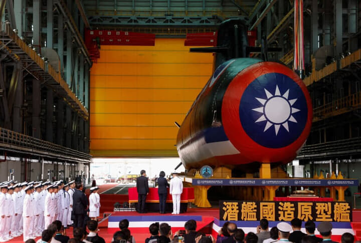 台湾初の自前潜水艦