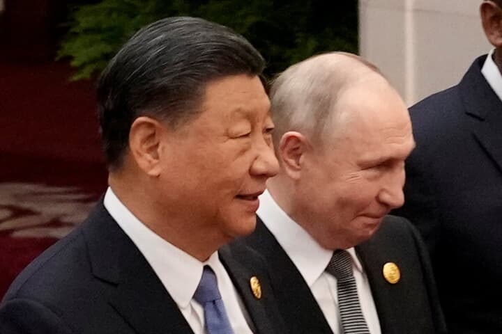 ロシアのプーチン大統領と中国の習近平国家主席