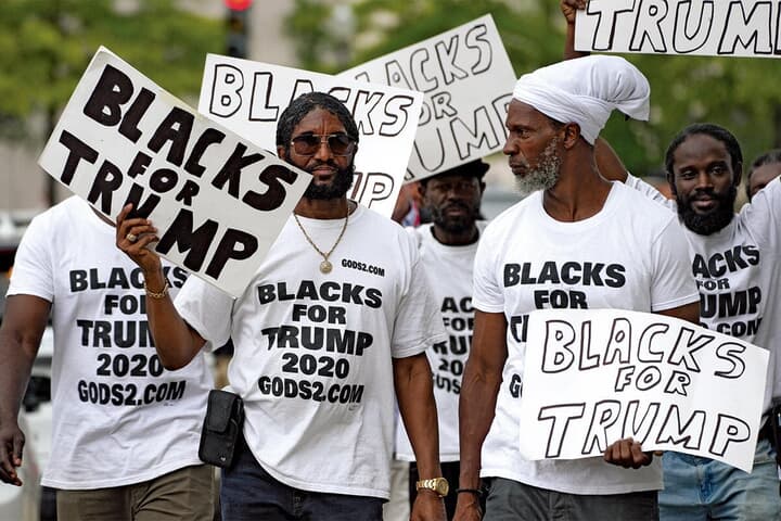 トランプ前大統領の黒人支持者たち