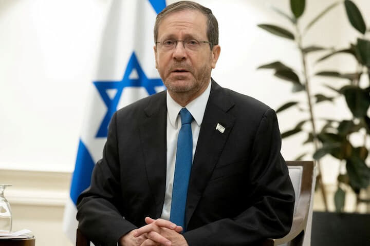 イスラエルのヘルツォグ大統領