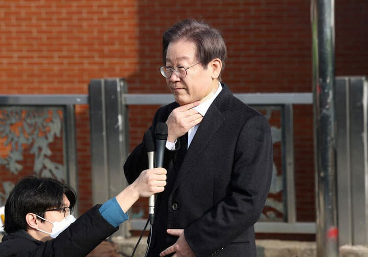 韓国最大野党「共に民主党」の李在明代表