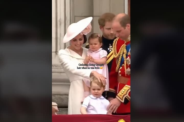 キャサリン皇太子妃とジョージ王子