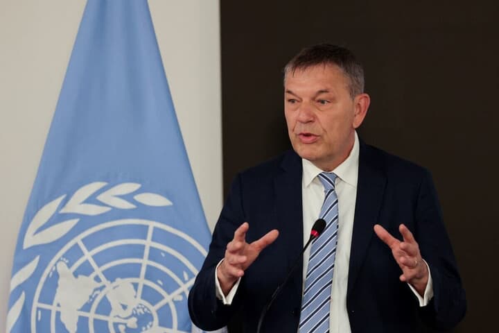 UNRWAのフィリップ・ラザリーニ事務局長