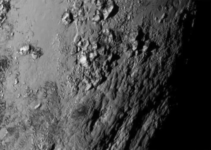 冥王星の地表
