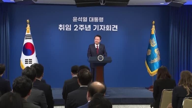 
韓国のユン・ソクヨル大統領
