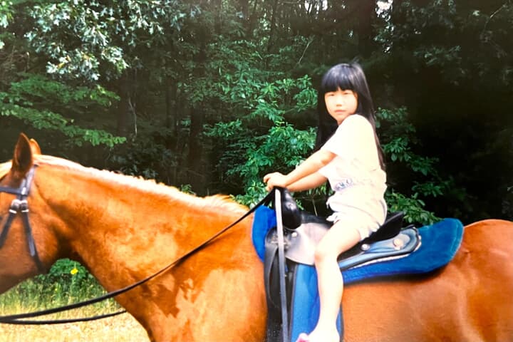 Childhood photo riding horse - Holly Snow.jpg